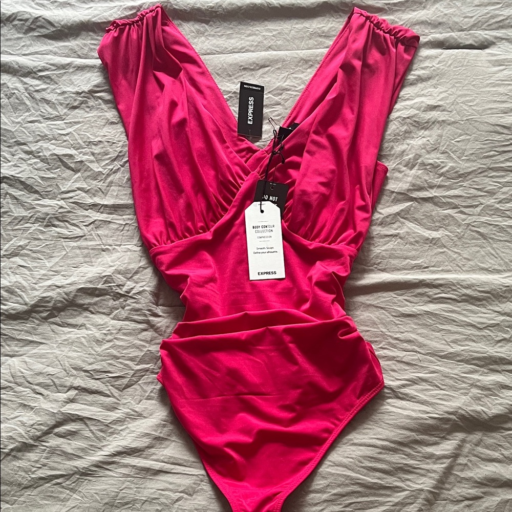 Express Bright Pink BodySuit